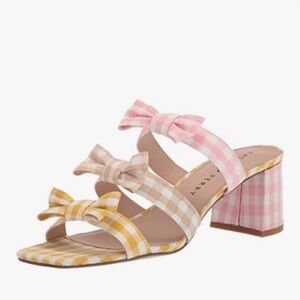 Katy Perry Collections Tooliped gingham bow sandal-size 8.5